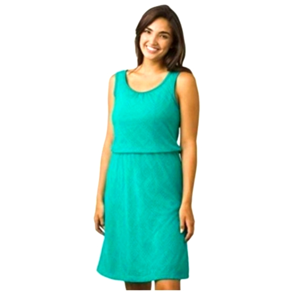 Prana Turquoise Mika Dress NWT Size Large